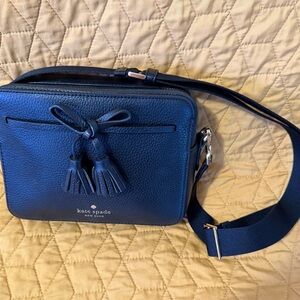 Kate Spade Black Crossbody Bag with Tassels